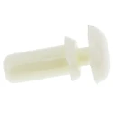 Essentra Nylon Snap Rivet 2.6 mm Diameter, 6.1 mm Length, Nylon Body, RoHS Compliant SR2655W