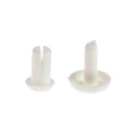 Essentra Nylon Snap Rivet 3 mm, Length 6.1 mm, Nylon Body, RoHS Compliant SR3045W
