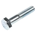 RS PRO Bright Zinc Plated Steel Hex Bolt M6 x 30 mm 304 Grade DIN 931 279-537