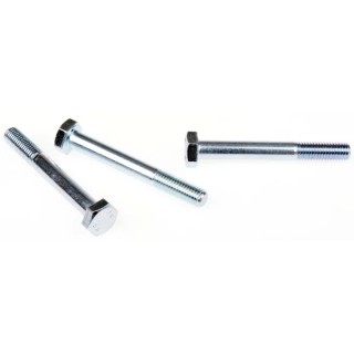 RS PRO Bright Zinc Plated Steel Hex Bolt M10 x 80 mm 304 Grade Steel DIN 931 279-739