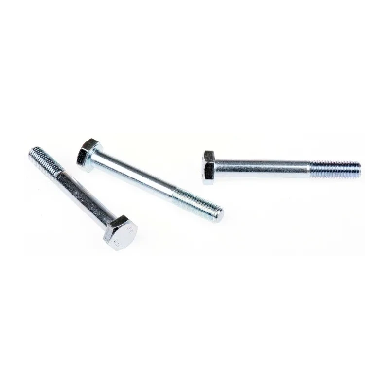 RS PRO Bright Zinc Plated Steel Hex Bolt M10 x 80 mm 304 Grade Steel DIN 931 279-739