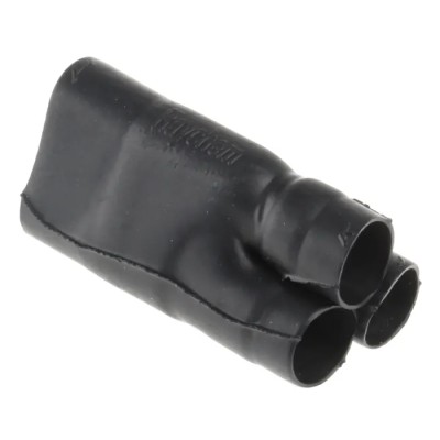 TE Connectivity Heat Shrink Boot Branching Fluid Resistant Elastomer Black 13.2 mm 462A011-25-0