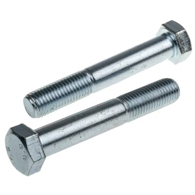 RS PRO Bright Zinc Plated Steel Hex Bolt M16 x 100 mm 304 Grade DIN 931 279-947