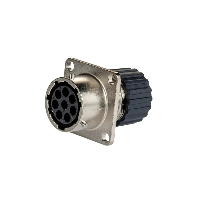 ITT Cannon Circular Connector 8 Contacts Panel Mount Socket Female IP67 Trident Neptune Metal TNM0S12-0008S1L / 192993-0032