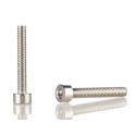 RS PRO Plain Stainless Steel Hex Socket Cap Screw, Hex Socket Drive, M4 Thread, 25mm Length 281-057