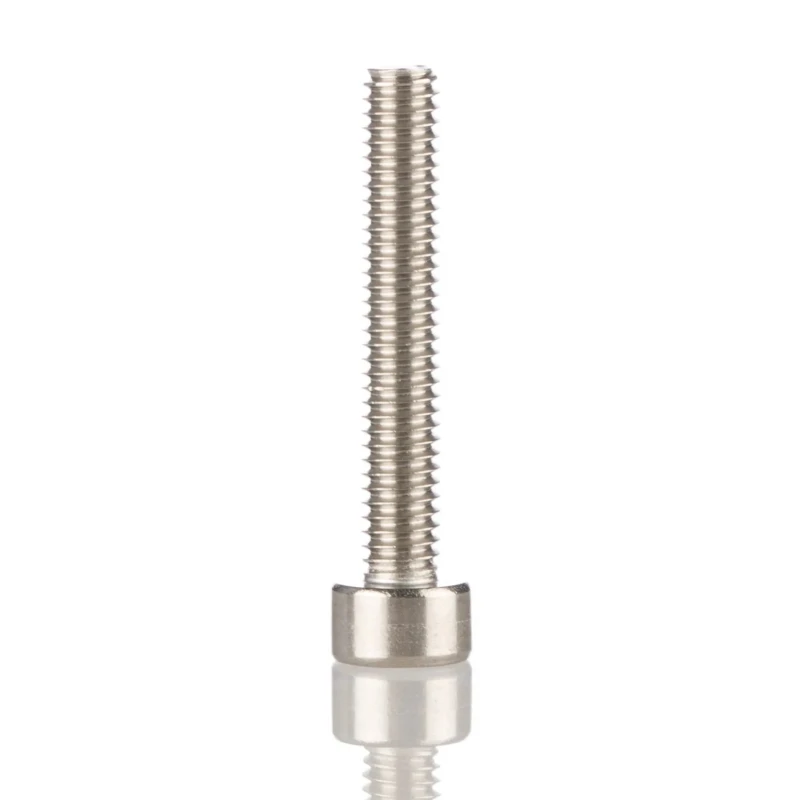 RS PRO Plain Stainless Steel Hex Socket Cap Screw, Hex Socket Drive, M4 Thread, 25mm Length 281-057