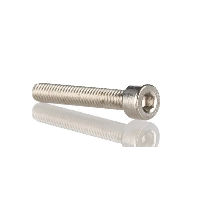 RS PRO Plain Stainless Steel Hex Socket Cap Screw, Hex Socket Drive, M4 Thread, 25mm Length 281-057