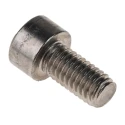 RS PRO Stainless Steel Hex Socket Cap Screw M6 x 12 mm, Plain Finish, DIN 912, Grade A 281-108