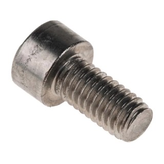 RS PRO Stainless Steel Hex Socket Cap Screw M6 x 12 mm, Plain Finish, DIN 912, Grade A 281-108