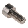 RS PRO Stainless Steel Hex Socket Cap Screw M6 x 12 mm, Plain Finish, DIN 912, Grade A 281-108