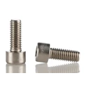 RS PRO Plain Stainless Steel Hex Socket Cap Screw M8 x 20 mm Hex Socket Drive DIN 912 281-158