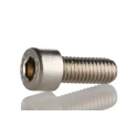 RS PRO Plain Stainless Steel Hex Socket Cap Screw M8 x 20 mm Hex Socket Drive DIN 912 281-158