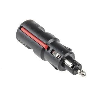 Pro Car Cable 16A Cigarette Lighter Socket Male, Thermoplastic Housing, Cable Mount, Red and Black 67711010