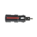 Pro Car Cable 16A Cigarette Lighter Socket Male, Thermoplastic Housing, Cable Mount, Red and Black 67711010