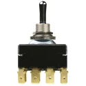TE Connectivity Toggle Switch Panel Mount On-Off-On 4PDT Tab Terminal 30V dc 250V ac A4TP15W04
