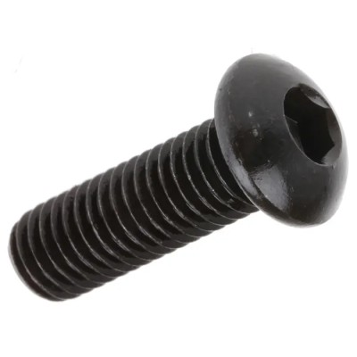 RS PRO Bright Zinc Steel Hex Socket Cap Screw M8 x 25 mm Grade 10.9 Hex Socket Drive 281-366