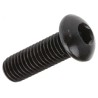 RS PRO Bright Zinc Steel Hex Socket Cap Screw M8 x 25 mm Grade 10.9 Hex Socket Drive 281-366