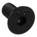 RS PRO Plain Steel Hex Socket Countersunk Screw M4 x 8 mm DIN 7991 Grade A 281-417