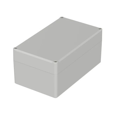 Bopla Flanged Euromas II Series ABS Enclosure Grey Lid, IP65, 92 mm x 200 mm x 120 mm 63237000 ET 237