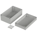 Bopla Flanged Euromas II Series ABS Enclosure Grey Lid, IP65, 92 mm x 200 mm x 120 mm 63237000 ET 237