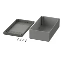 Bopla Polystyrene Enclosure IP40, Agate Grey Body Light Grey Lid, 70 mm x 200 mm x 112 mm 32207012 EG 2070 L