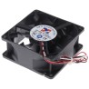 ARX CeraDyna Series 12V DC Axial Fan, 195 m³/h Air Flow, 15 W Power, 1.25 A Max Current, IP20, 92x92x38 mm
