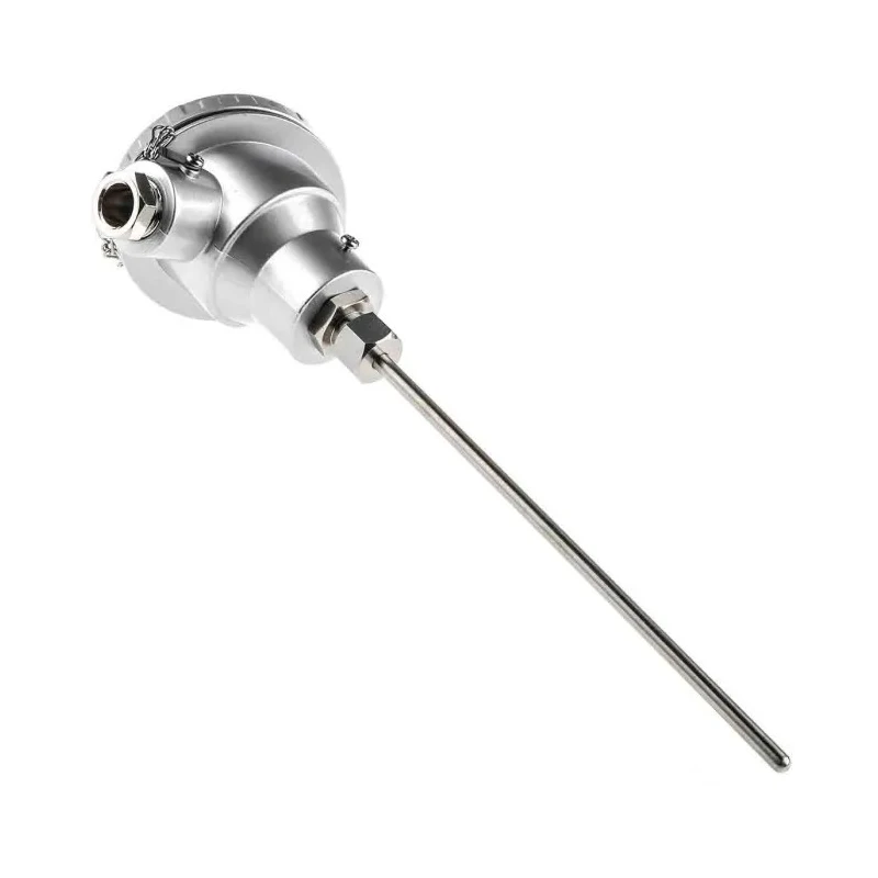 RS PRO PT100 RTD Sensor Stainless Steel Probe 6 mm Dia, 200 mm Length, 4 Wire, Class B Accuracy, IP67 Rated PT100