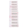 RS PRO Temperature Sensitive Label 44 °C to 62 °C 6 Levels 10 Labels Horizontal Non-Reversible 32mm x 12mm 285-920
