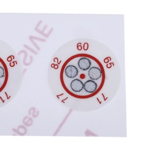 RS PRO Temperature Sensitive Label 60°C to 82°C 5 Levels Circular Non-Reversible 14mm Diameter 10 Labels Per Pack 285-970