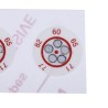 RS PRO Temperature Sensitive Label 60°C to 82°C 5 Levels Circular Non-Reversible 14mm Diameter 10 Labels Per Pack 285-970