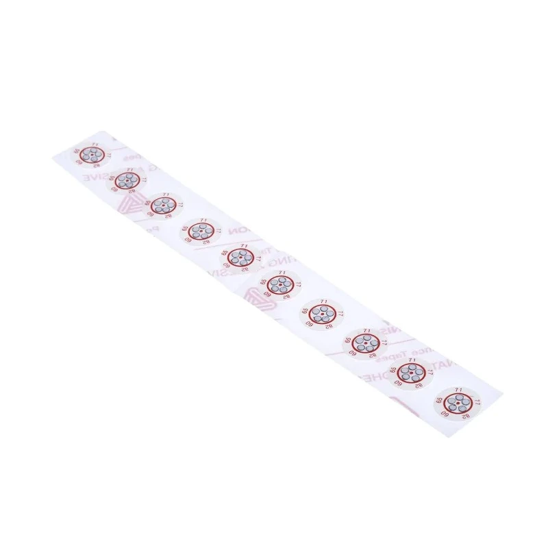 RS PRO Temperature Sensitive Label 60°C to 82°C 5 Levels Circular Non-Reversible 14mm Diameter 10 Labels Per Pack 285-970