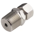 RS PRO Stainless Steel Compression Fitting for Thermocouple or PRT Probe, BSPT Tapered Thread, RoHS Compliant 286-787