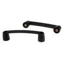 RS PRO Matt Black Plastic T Shape Handle 213 mm Length, 50 mm Height, 42.5 mm Width 267-0780