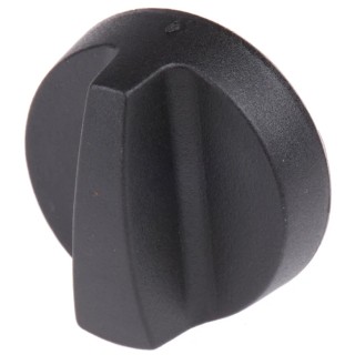 RS PRO Black Thermoplastic 1-Arm Clamping Knob 40 mm Diameter Unthreaded Hole 267-0875