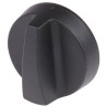 RS PRO Black Thermoplastic 1-Arm Clamping Knob 40 mm Diameter Unthreaded Hole 267-0875