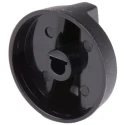 RS PRO Black Thermoplastic 1-Arm Clamping Knob 40 mm Diameter Unthreaded Hole 267-0875