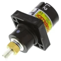 ITT Cannon Veam Powerlock IP67 Black Panel Mount 1P Straight Industrial Power Connector 400A 1kV NPS-2-BK-T4
