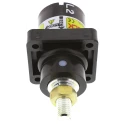 ITT Cannon Veam Powerlock IP67 Black Panel Mount 1P Straight Industrial Power Connector 400A 1kV NPS-2-BK-T4