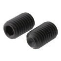 RS PRO Steel M10 x 16 mm Black Hexagon Socket Grub Screw Plain Cup DIN 916 281-704