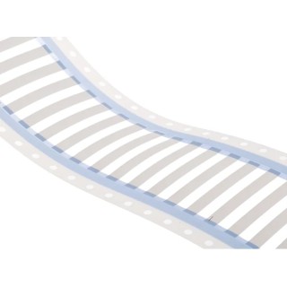 TE Connectivity White Yellow Print Heat Shrink Labels 50 mm Width 250 Per Pack TMS-SCE-1/8-2.0-9