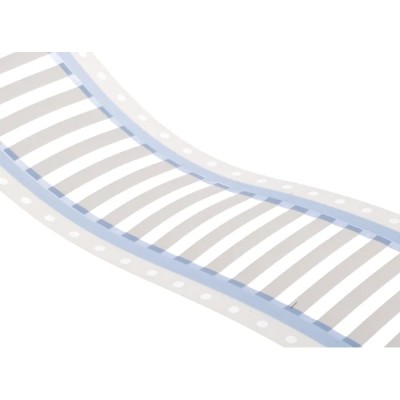 TE Connectivity White Yellow Print Heat Shrink Labels 50 mm Width 250 Per Pack TMS-SCE-1/8-2.0-9