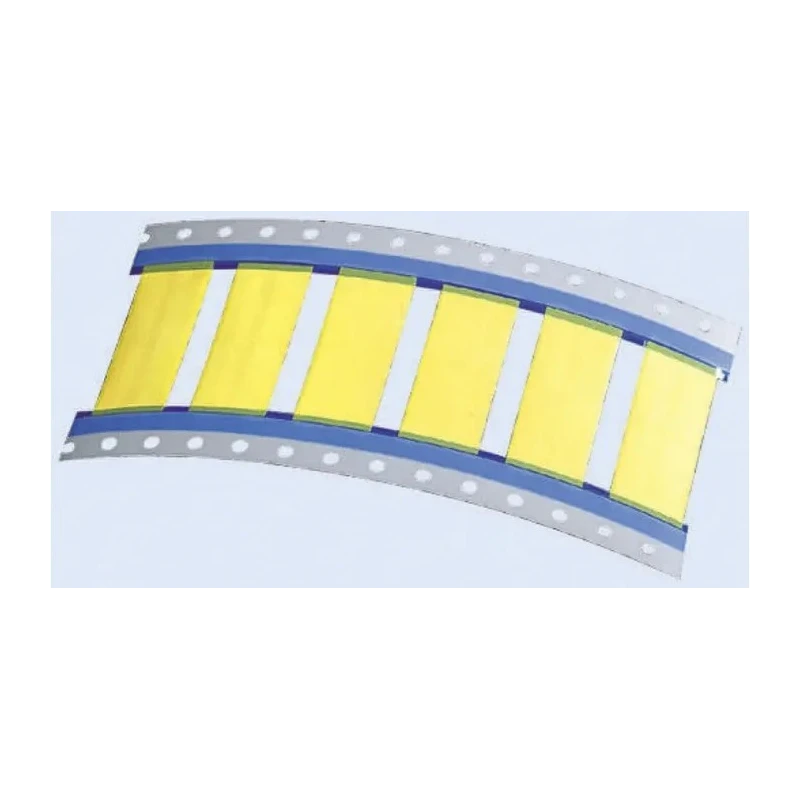 TE Connectivity White Yellow Print Heat Shrink Labels 50.8 mm Width 50 mm TMS-SCE-3/16-9