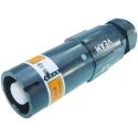 ITT Cannon Veam Powerlock IP67 Black Cable Mount 1P Straight Industrial Power Connector 400A 1kV NLS-2-BK-S120-M40A