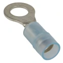 RS PRO Insulated Ring Terminal, M5 Stud, Size 16 AWG to 14 AWG, Nylon Insulation, Copper Tin Plated 267-3745