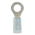 RS PRO Insulated Ring Terminal, M5 Stud, Size 16 AWG to 14 AWG, Nylon Insulation, Copper Tin Plated 267-3745