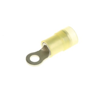RS PRO Insulated Ring Terminal M3.5 Stud Size 12 AWG 10 AWG Wire Size Nylon Yellow 267-3919