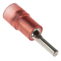 RS PRO Insulated Tin Crimp Pin Connector 22 AWG to 16 AWG, 1.9 mm Pin Diameter, 9 mm Pin Length, Red 267-4091
