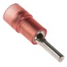 RS PRO Insulated Tin Crimp Pin Connector 22 AWG to 16 AWG, 1.9 mm Pin Diameter, 9 mm Pin Length, Red 267-4091
