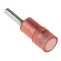 RS PRO Insulated Tin Crimp Pin Connector 22 AWG to 16 AWG, 1.9 mm Pin Diameter, 9 mm Pin Length, Red 267-4091