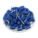 RS PRO Insulated Crimp Pin Connector, 16 AWG to 14 AWG, 1.9 mm Pin Diameter, 9 mm Pin Length, Nylon Insulation, Blue 267-4108